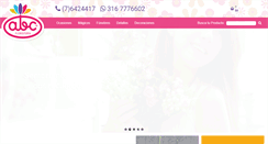 Desktop Screenshot of abcdelasflores.com